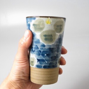 【有田焼】一珍濃花ビアカップ（小） 日本製 フリー カップ　お買い得品