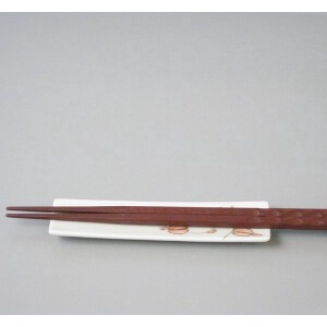 【有田焼】スリム箸置き 手描き 日本製 長角 レスト はしおき カトラリー 安定