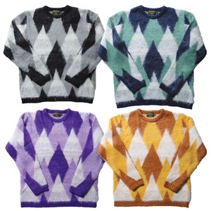 【2023秋冬新作】【UNIVERD72】MOHAIR TOUCH SWEATER（DIAMOND）