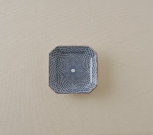 Hasami ware Main Plate Seigaiha Made in Japan
