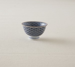 Hasami ware Japanese Teacup Seigaiha Made in Japan