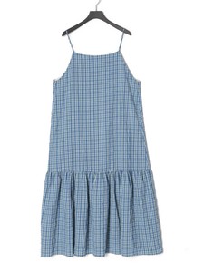 Casual Dress Yarn-dyed Checked Pattern 2023 New