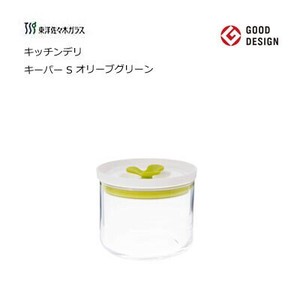 保存容器 キーパー S オリーブグリーン キッチンデリ 東洋佐々木ガラス B-60802-OG-JAN