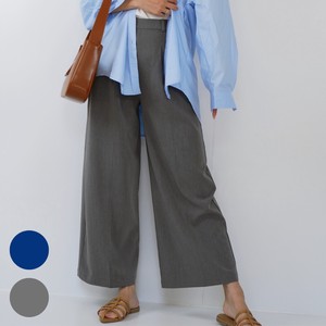 Cropped Pant Navy Center Press Spring/Summer Wide Tuck