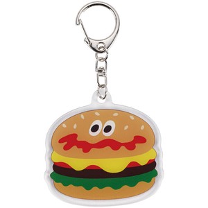 Bento Box Burgers Acrylic Key Chain