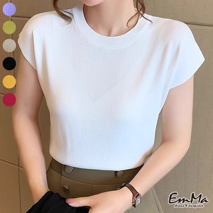 【2023SS】 EF0593 サマーニットTシャツ フレンチスリーブ 夏 半袖 カジュアル