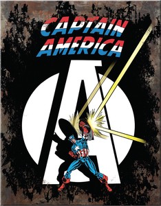 【アメリカン キャラクター】ティン サイン Captain America A DE-MS2742