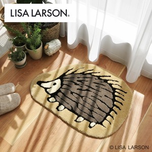 LISALARSON リサ・ラーソン 北欧 新生活インテリア ハリネズミ マット ラグ 53×72cm