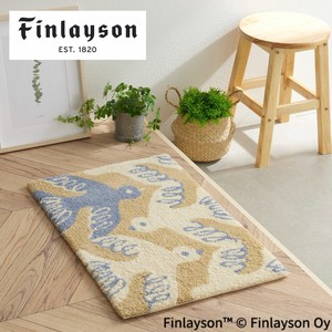 Finlayson フィンレイソン 北欧 新生活インテリア ムート 玄関マット 45×70cm 小鳥 バード