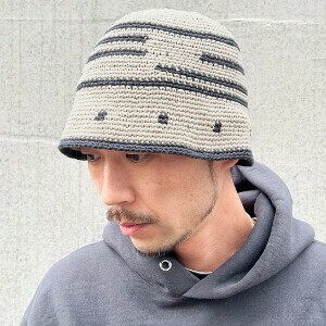 Bucket Hat Crochet Ladies fashion Men's S/S