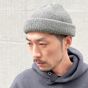 【2023秋冬】リブ編み ダブル 肉厚 ニット 帽子 メンズ レディース