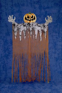 【Halloween】ハンギングカーテン（スケアリーパンプキン）