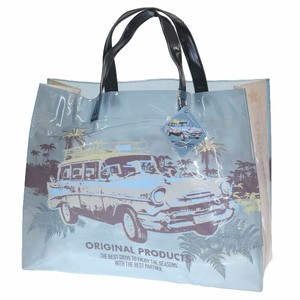 【プールバッグ】マチアリトートバッグ 角型 クラシックカー