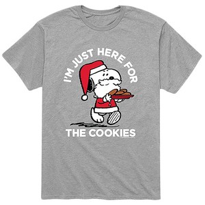 T シャツ  PEANUTS SNOOPY  I'm JUST HERE FOR COOKIES【スヌーピー】