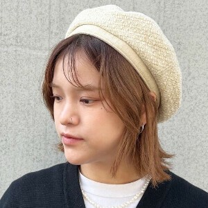 Beret Ladies fashion Tweed