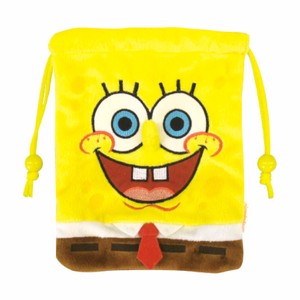 Pouch Drawstring Bag Spongebob Plushie