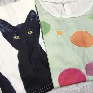 T-shirt Animals T-Shirt Floral Pattern Printed Ladies'
