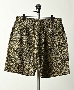 Short Pant Twill Leopard Print Pudding Spring/Summer