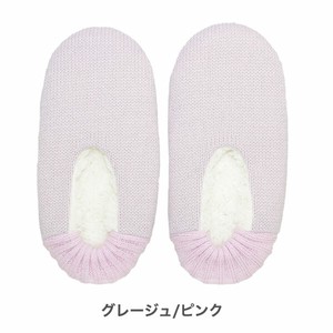 运动袜 绒毛/蓬松毛绒 粉色 日本制造