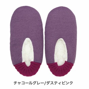 运动袜 绒毛/蓬松毛绒 粉色 日本制造