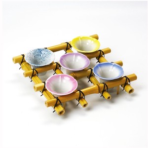 小钵碗 粉色 紫色 黄色 日本制造