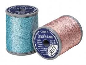【ミシン糸・手縫い糸】フジックス スパークルラメ 150m 家庭用 24色