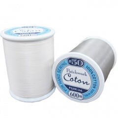 【手縫い糸】フジックス パッチワークコトン 50/600m 家庭用 大巻 6色