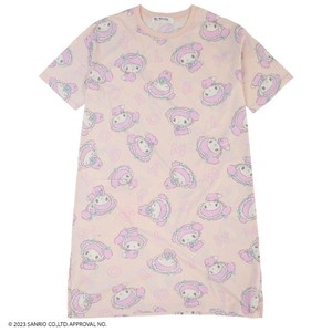 T-shirt My Melody Big Tee Sanrio Characters Printed One-piece Dress Short-Sleeve