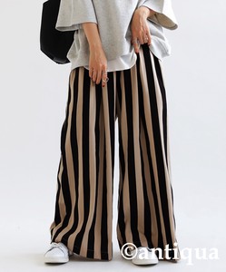 Antiqua Full-Length Pant Stripe Wide Pants Ladies'