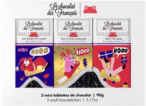 【チョコレート】LCDF  ミニバー3個セット チョコランド〔ミルク|ダーク|ダーク塩〕