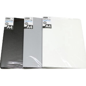 File Plastic Sleeve Assortment 3-colors