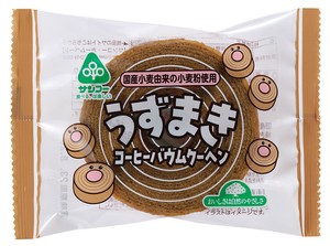 【おかしのサンコー】「うずまきコーヒーバウムクーヘン」国産小麦