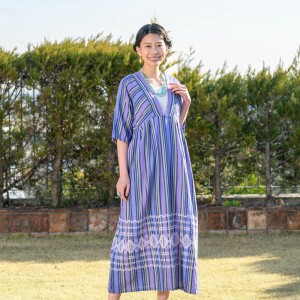 Casual Dress Stripe One-piece Dress 2023 New
