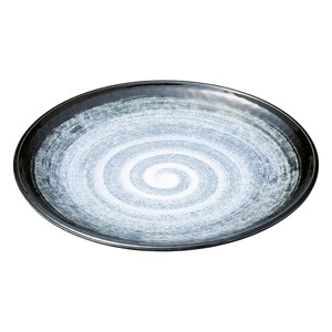 玄潮丸8.0皿　　【日本製　磁器】