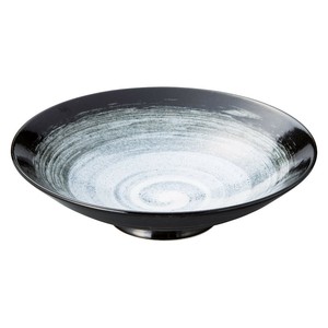 玄潮9寸盛鉢　　【日本製　磁器】
