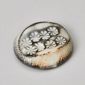 三島手丸はし置　　【日本製　陶器】