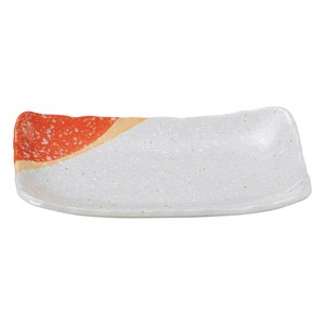 なごみ8.0長角皿　　【日本製　陶器】