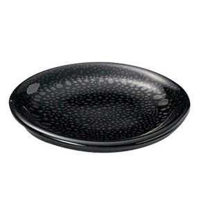 油滴天目丸3.0皿　　【日本製　陶器】