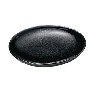 油滴天目丸4.0皿　　【日本製　陶器】