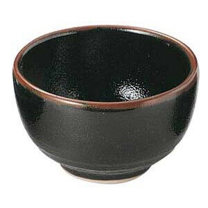ゆず天目夏目4.0丼　　【日本製　磁器】
