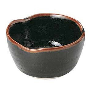 ゆず天目三ツ山3.6丼　　【日本製　磁器】