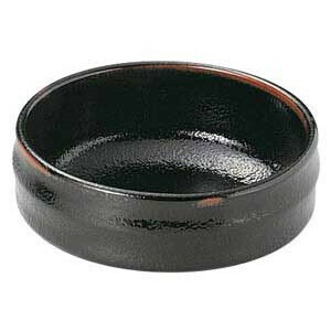 ゆず天目4.0鉄鉢　　【日本製　磁器】