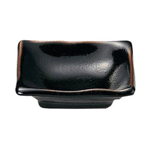 柚子天目角4.0千代口　　【日本製　磁器】