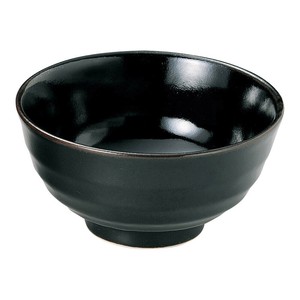 柚子天目5.5多用丼　　【日本製　磁器】