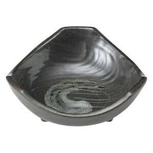 鉄結晶流水丸千代口　　【日本製　磁器】
