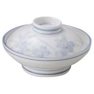 花のささやき平蓋向　　【日本製　磁器】