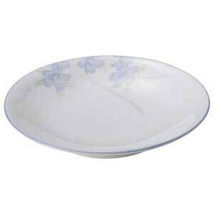花のささやき丸7.0皿　　【日本製　磁器】