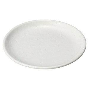 豊明粉引7.0皿　　【日本製　磁器】