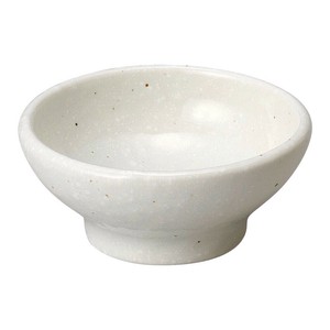 豊明粉引3.0丸高台鉢　　【日本製　磁器】