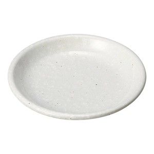 豊明粉引4.0皿　　【日本製　磁器】